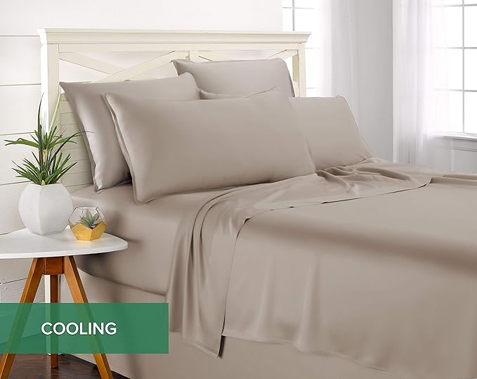 Queen Sheets by Pure Bamboo, Genuine 100% Organic Viscose Derived from Bamboo - Image 5