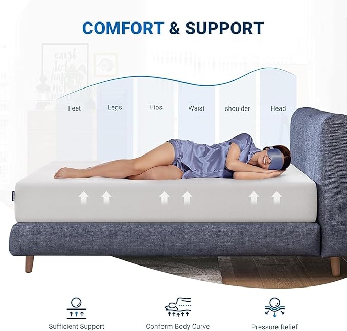 Avenco Queen Mattress, 12 Inch Queen Memory Foam Mattress in a Box - Image 3