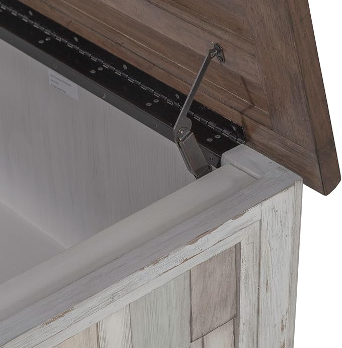Liberty Furniture River Place Living Room Lift Top Storage Cocktail Table - Image 3