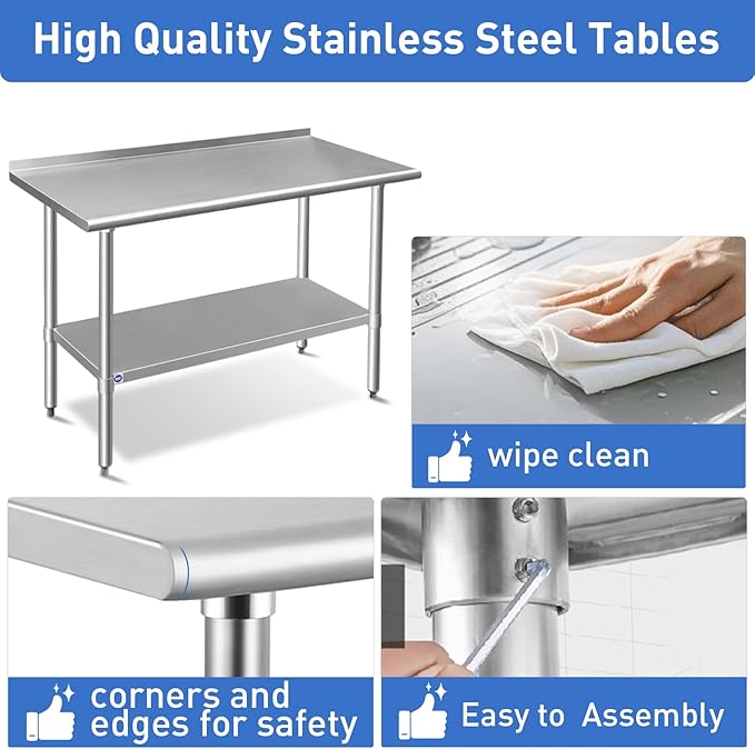 ROCKPOINT Stainless Steel Prep & Work - Image 5