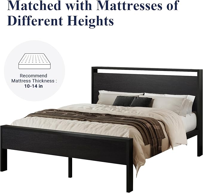 Allewie Full Size Platform Bed Frame - Image 7