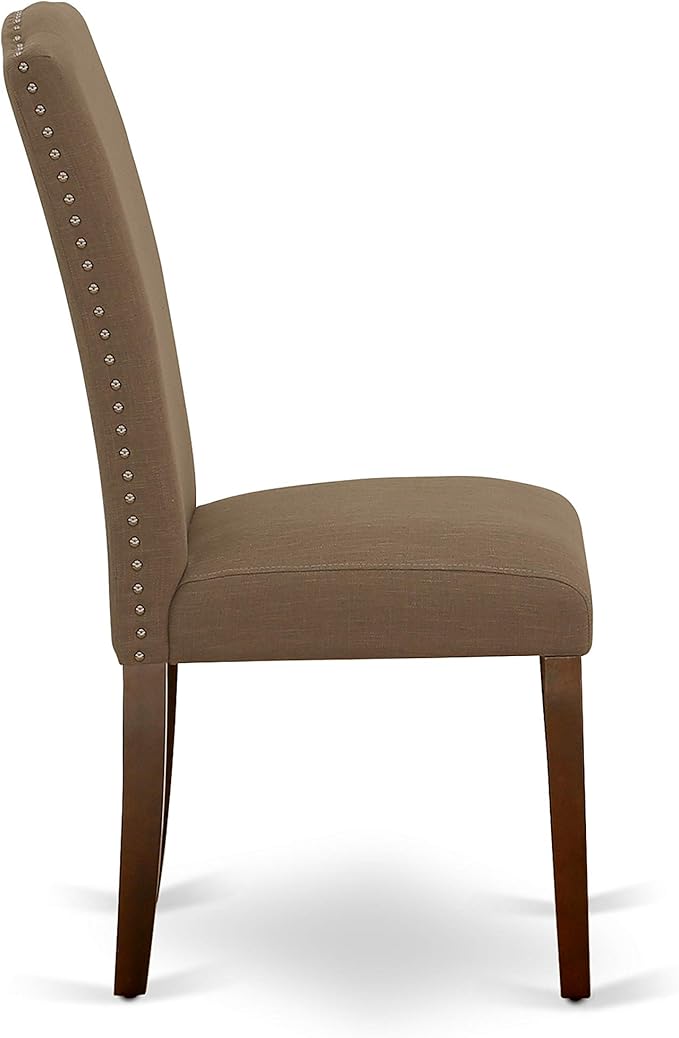 East West Furniture ESEN3-MAH-18 3 Piece Dinette Set - Image 7
