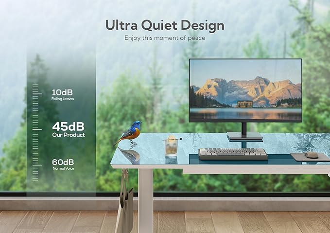 INNOVAR Glass Standing Desk - Image 9