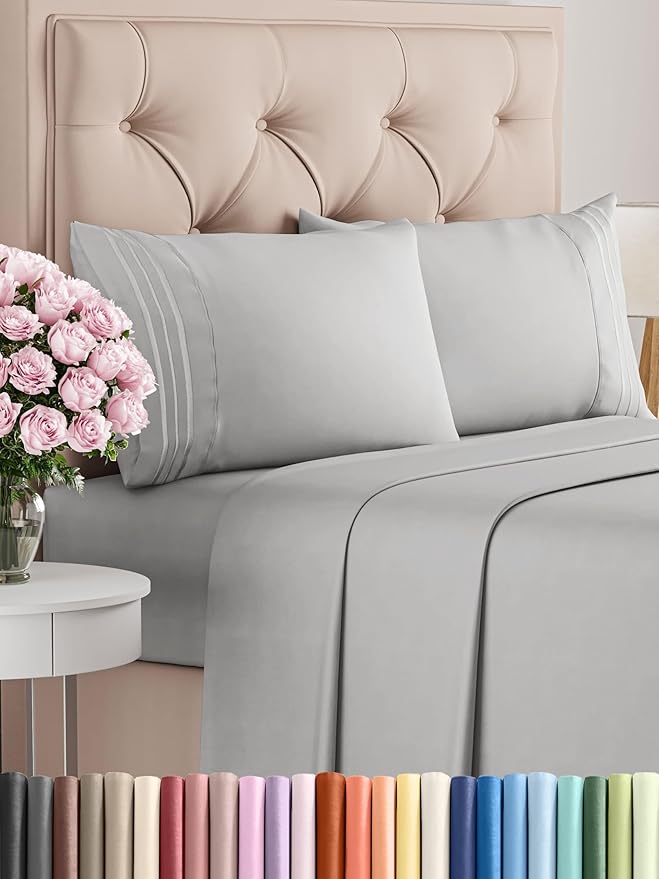 Queen Size 4 Piece Sheet Set by CGKUnlimited