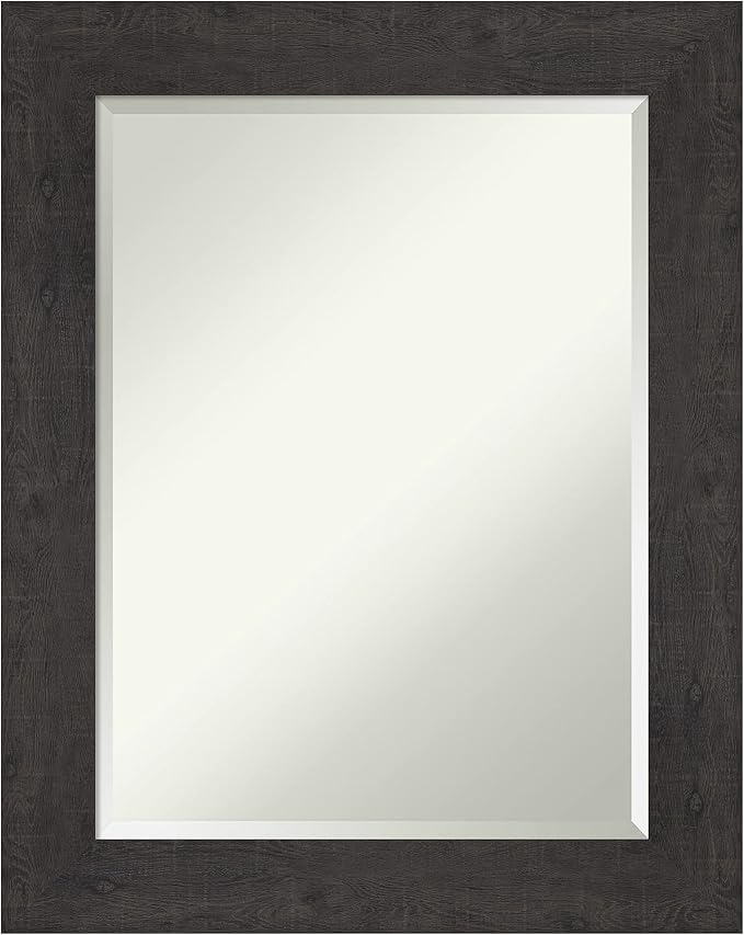 Amanti Art Brown Bathroom Mirror by AmantiArt