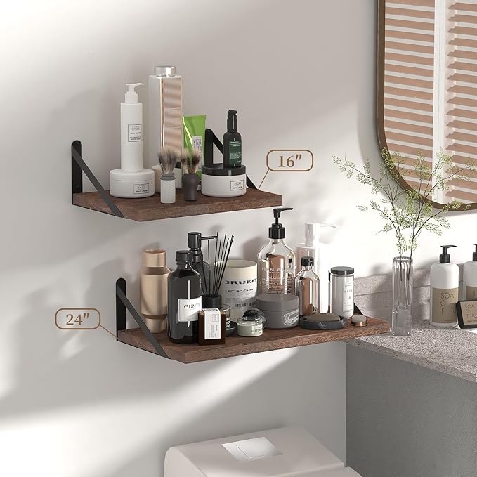 SAUMONIERES Floating Shelves Wall Bookshelf - Image 7