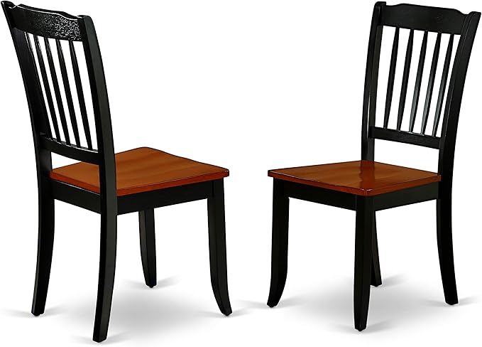 East West Furniture LGDA9-BCH-W 9 Piece Dining Room Furniture Set Includes a - Image 6