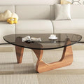 Modern Glass Coffee Table for Living Room, Small mid Century Modern Coffee Table by Unknown