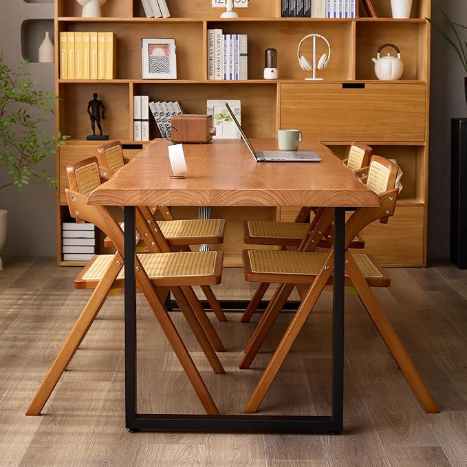 Solid Wood Office Desk, Dining Table, Desk -55 to 62 inches, Modern Farmhouse - Image 9