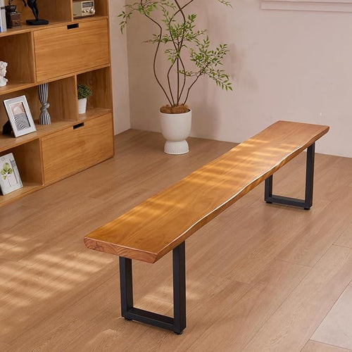 "Durable Solid Wood Top Bench - Image 2