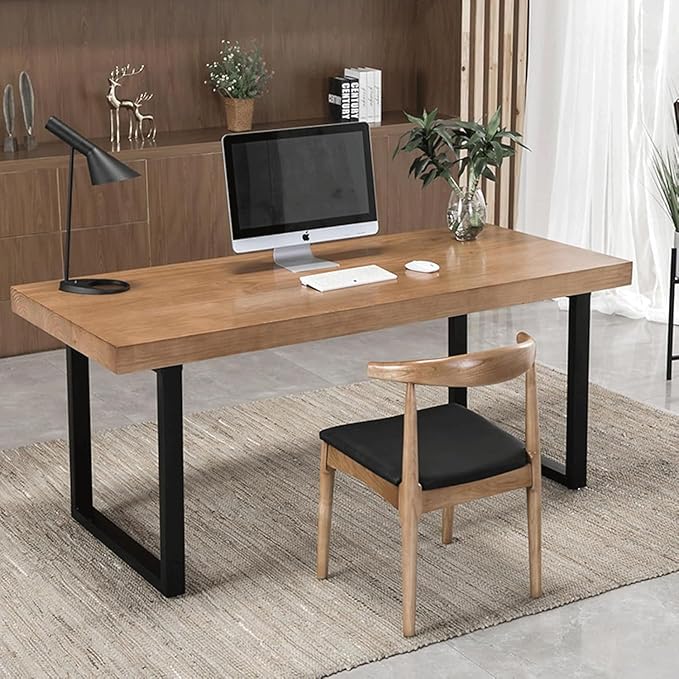 Solid Wood Dining Table Modern Minimalist Durable Stylish - Image 7