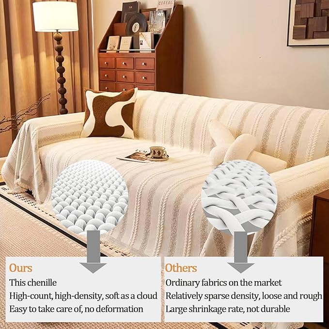 Couch Cover for Dogs Washable Sofa Cover, Sectional Couch Covers, Sofa Covers - Image 3
