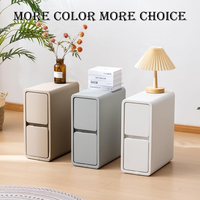 Narrow Nightstand, Solid Wood Night Stand, Slim Nightstands - Image 6