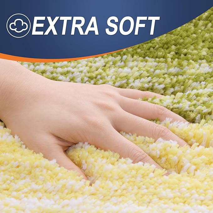 OLANLY Luxury Toilet Rugs U-Shaped 24x20, Extra Soft and Absorbent Microfiber - Image 3