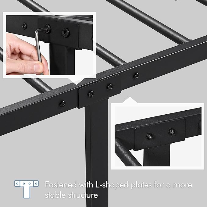 Yaheetech Metal Full Size Bed Frame, Platform Bed Frame, Mattress Foundation - Image 9