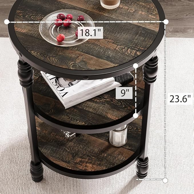GarveeHome Round End Table Accessories - Image 2