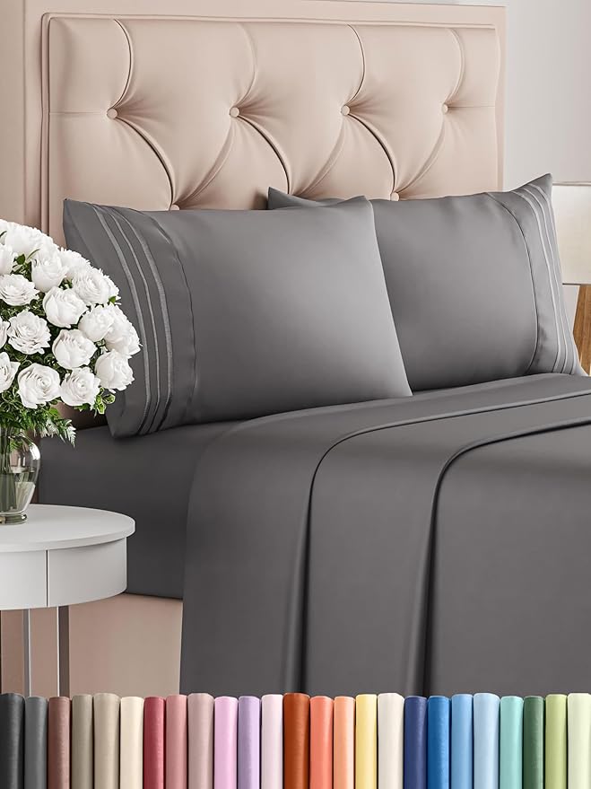 Cal King Size 4 Piece Sheet Set by CGKUnlimited