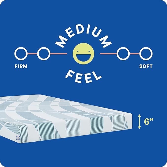 Sealy Dreamlife 6” Foam Mattress-in-a-Box, Twin XL, SealyComfort Gel Memory Foam - Image 3