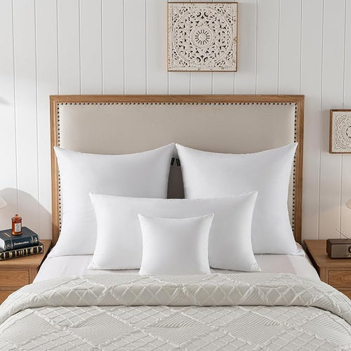 26x26 Euro Throw Pillow Inserts-Down Feather Pillow Inserts-Cotton Fabric-Set - Image 2
