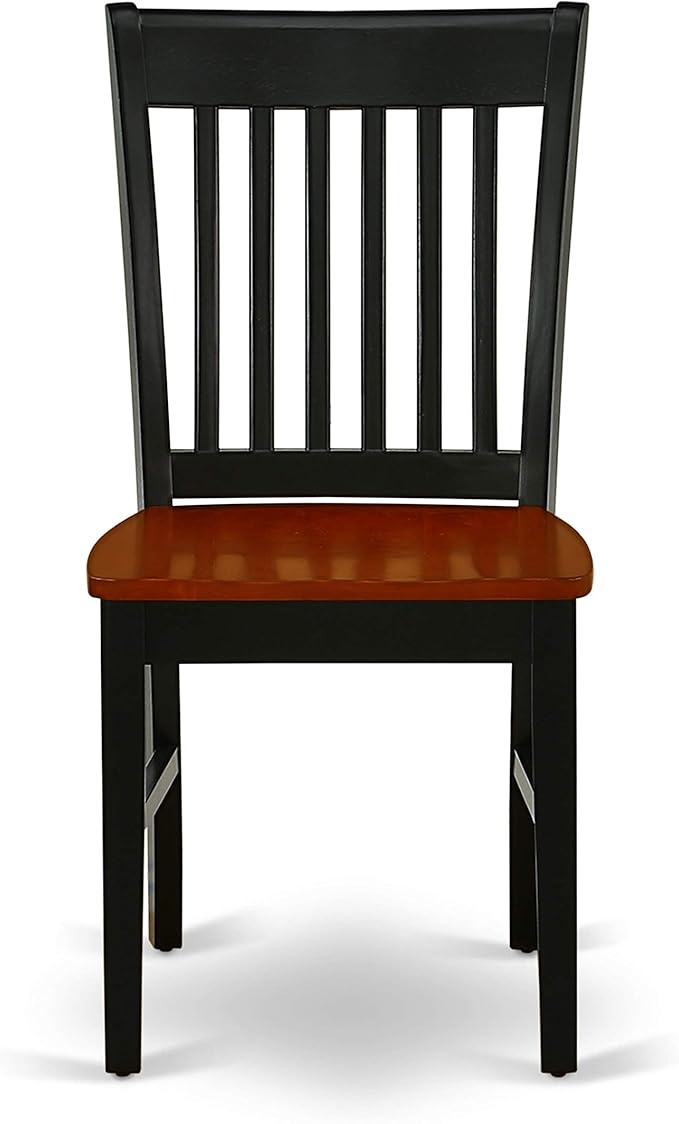 East West Furniture QUNO7-BCH-W 7 Piece Dining Room Table Set Consist of a - Image 7