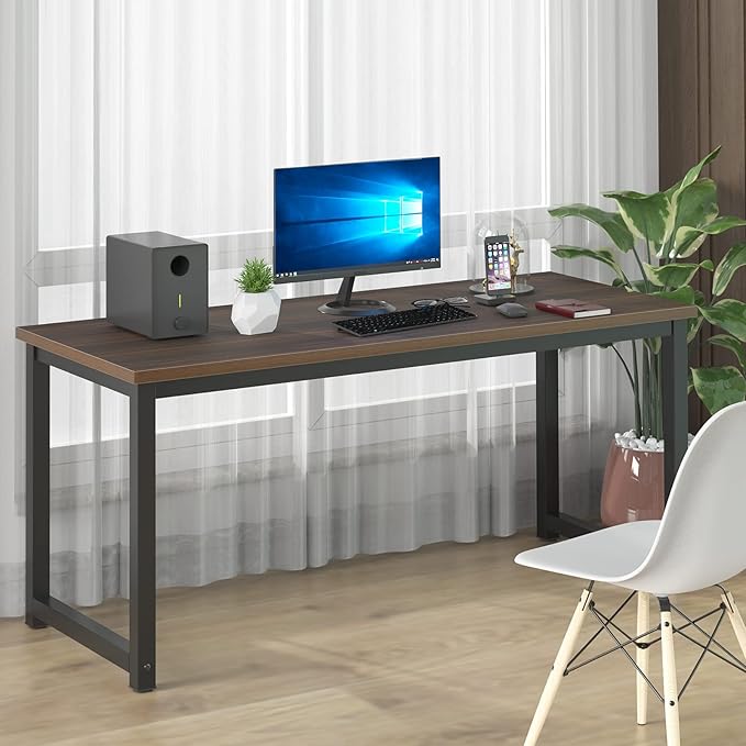 NSdirect Large Office Desk for Home Office, Large 63” Computer Desk Table by NSdirect