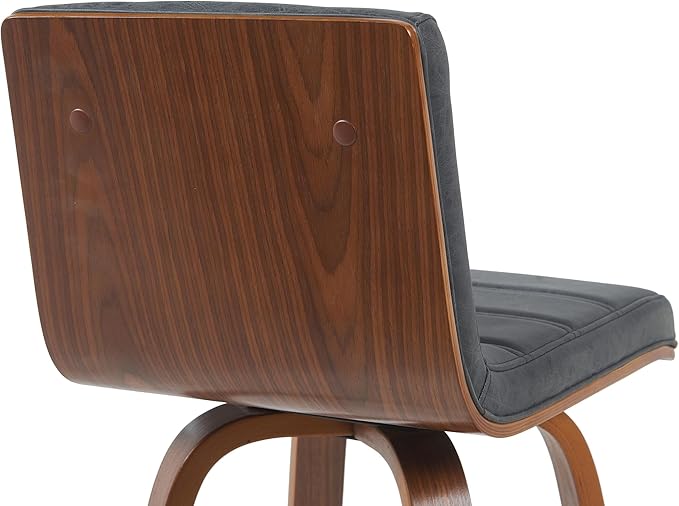 Armen Living Vienna Modern Swivel 30" Bar Height Barstool - Image 6