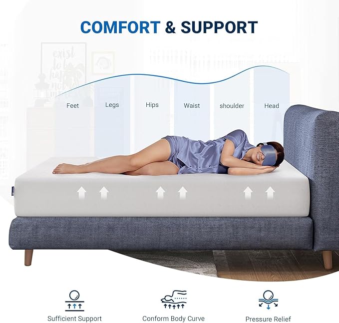 Avenco King Size Mattress, 12 Inch King Memory Foam Mattress in a Box - Image 3