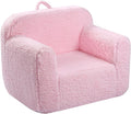 Kids Snuggly-Soft Sherpa Chair, Cuddly Toddler Foam Chair by MOMCAYWEX