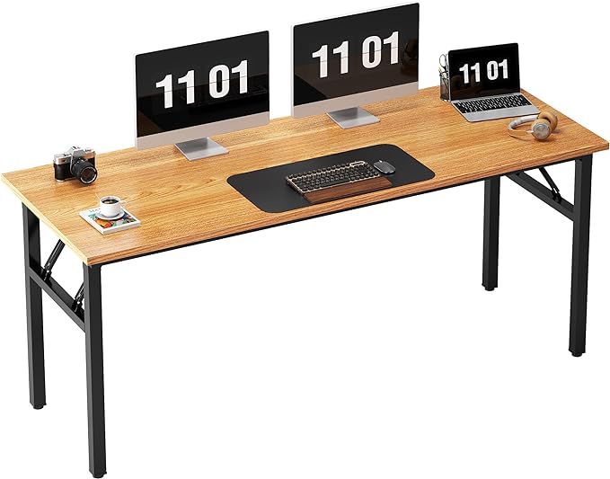 Need Computer Desk Office Desk 62 inches Folding Table by Need