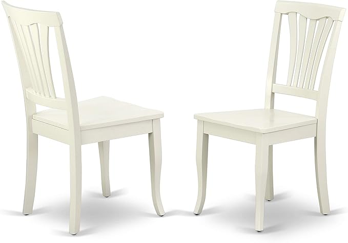East West Furniture LGAV7-LWH-W 7 Piece Dining Room Table Set Consist of a - Image 6