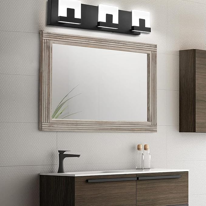 YOSHOOT Hand-Made Wooden Spliced Wall Mirror - Image 3