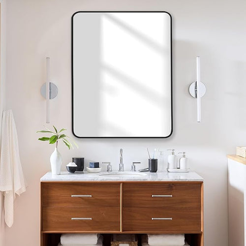 24x30 Inch Rectangle Bathroom Mirror by Bonverre