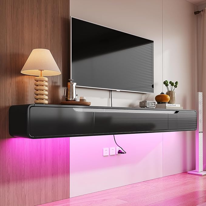 Fully-Assembled Floating TV Stand - Image 6