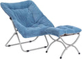 Saucer Chair With Ottoman by Furlide