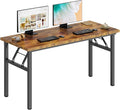 DlandHome Large Computer Desk, Folding Desk, Decent and Steady Home Office by DlandHome