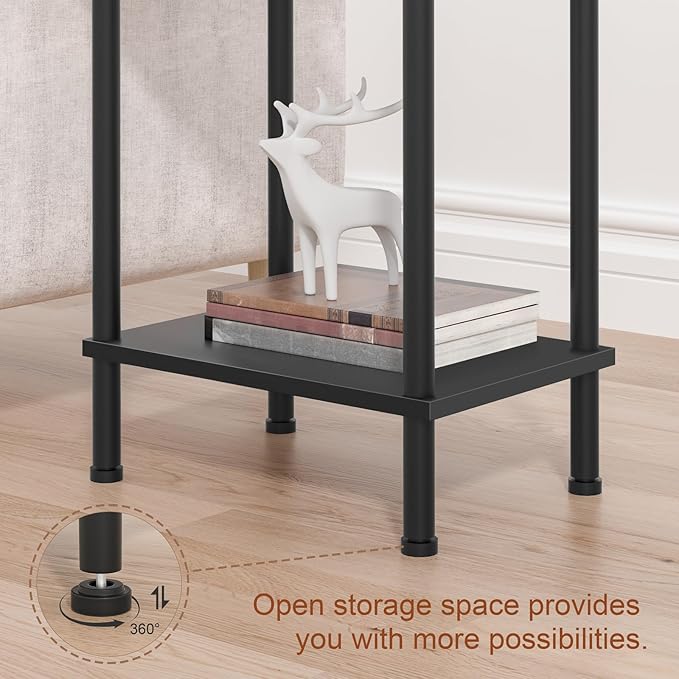 End Table, Small Side Table, 2-Tier Nightstand - Image 7