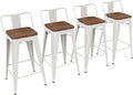 Yongchuang 26 inch Bar Stools Set of 4 Kitchen Counter Height Chairs by YongchuangInternational