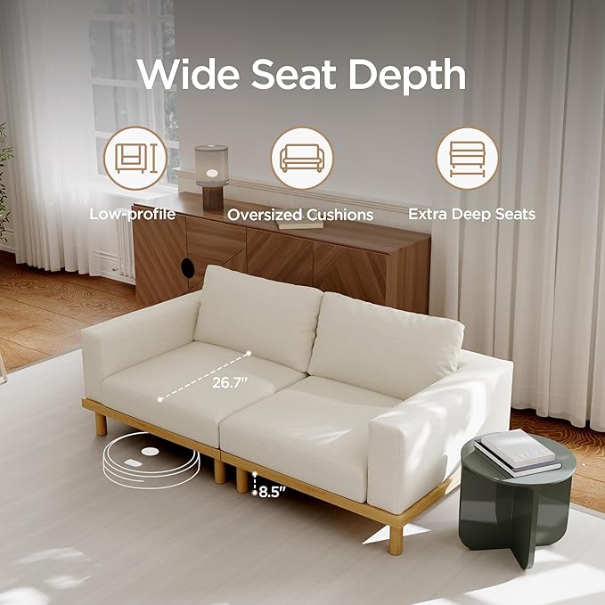 Acanva Minimalist Modular Sectional Sofa - Image 9