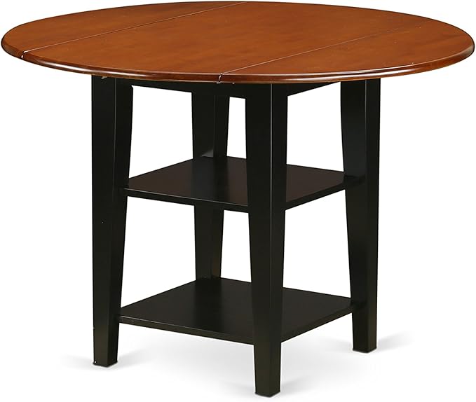 East West Furniture SUNI5-BCH-LC 5 Piece Dining Table Set - Image 9