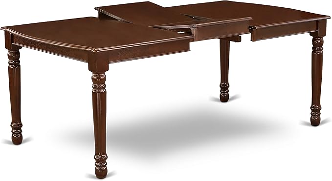 East West Furniture DODA5-MAH-C 5 Piece Dinette Set Includes a Rectangle Dining - Image 6