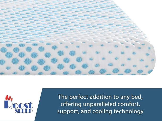 Cool Cloud Supreme 3 Inch Gel Memory Foam Full Mattress Topper – Cooling - Image 7