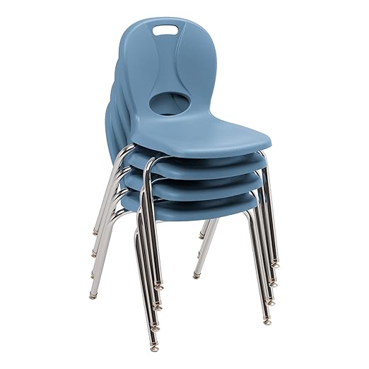 Learniture LNT-116-CSW-SB Learniture Structure Series Stackable School Chairs by Learniture