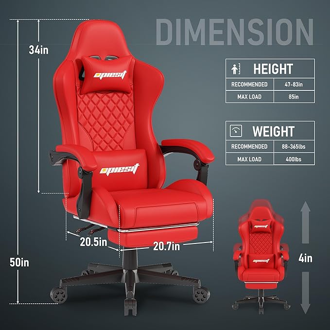 Gaming Chair, Ergonomic Computer Chairs - Image 2