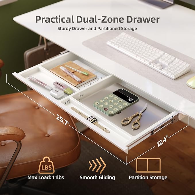 INNOVAR Glass Standing Desk - Image 4