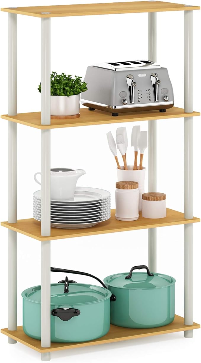 Furinno Turn-N-Tube 4-Tier Multipurpose Shelf Display Rack - Image 6