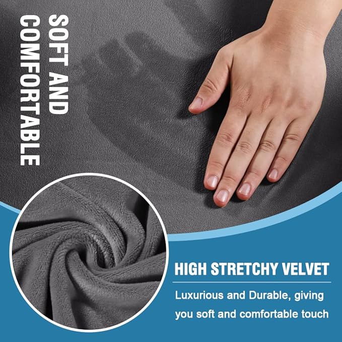 H.VERSAILTEX Sofa Cover 3 Piece T Cushion Sofa Slipcovers Thick Velvet Couch - Image 3