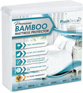 PlushDeluxe Premium Bamboo Mattress Protector – Twin XL Size, Waterproof by PlushDeluxe