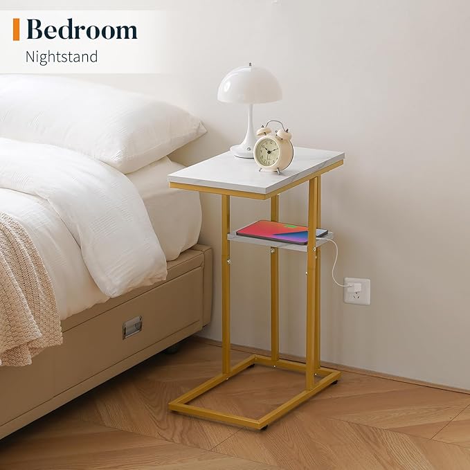 Yoobure C Shaped End Table Set of 2, Side Table - Image 6
