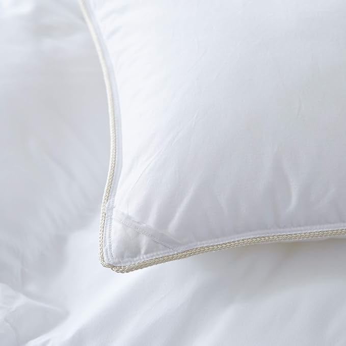 Luxurious All-Season Goose Down Feather Fiber Comforter Twin Size Duvet Insert - Image 5