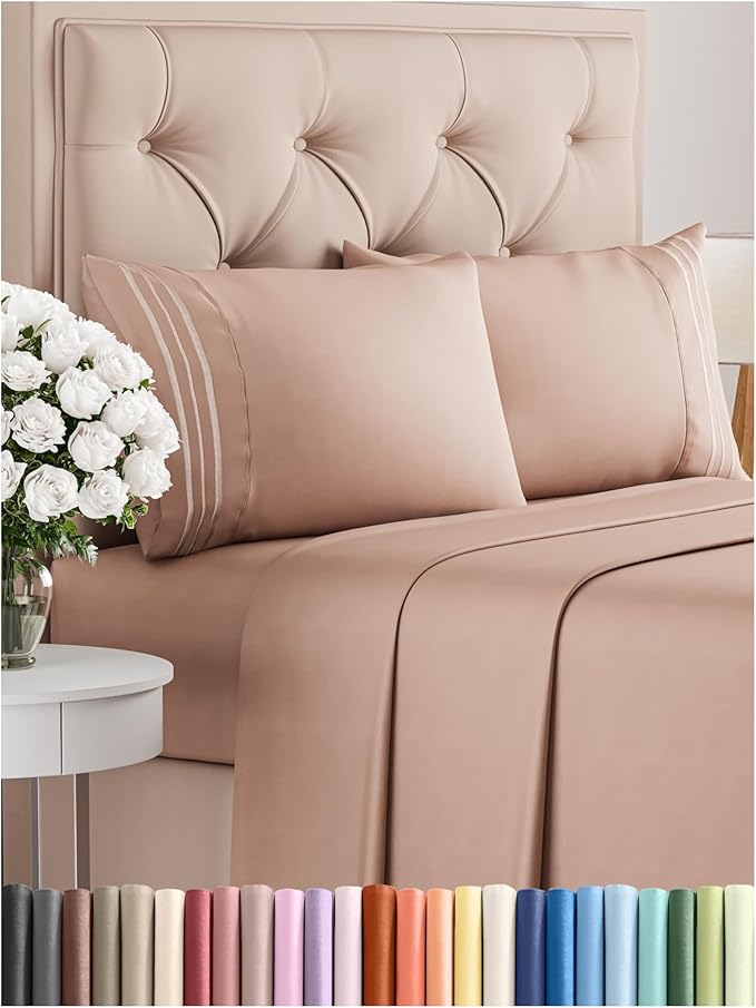 King Size 4 Piece Sheet Set by CGKUnlimited